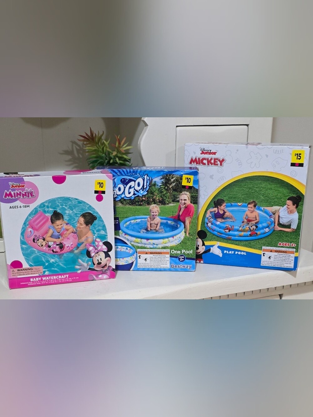 Blue Kids Inflatable Pool - Fun Backyard Splash